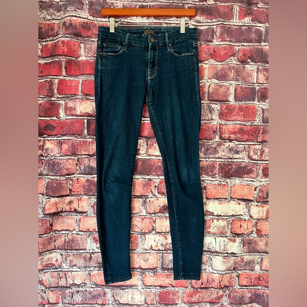 MOTHER The Looker Skinny Jeans - Dark Wash